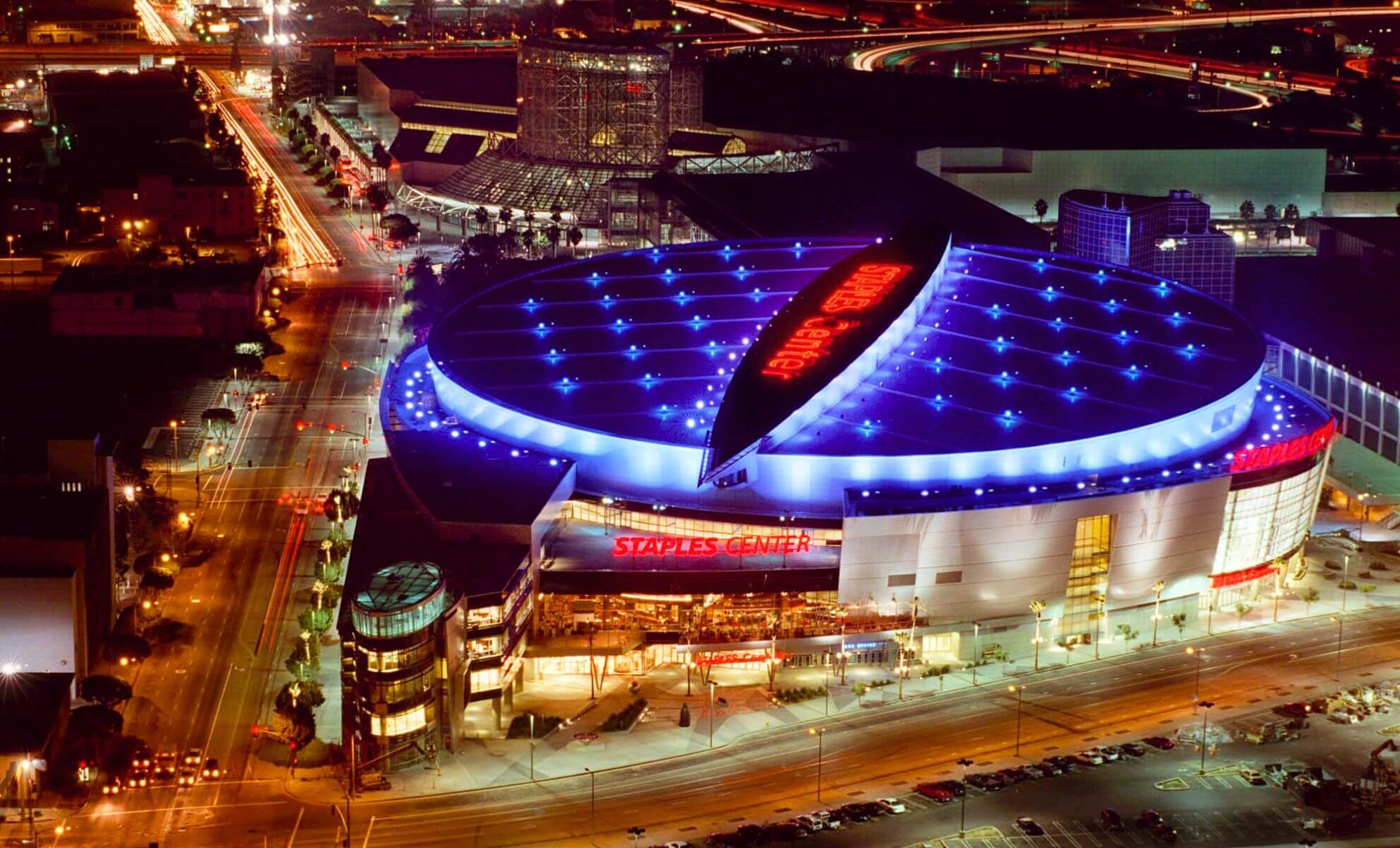 Le stade Staples Center, Los Angeles, États-Unis