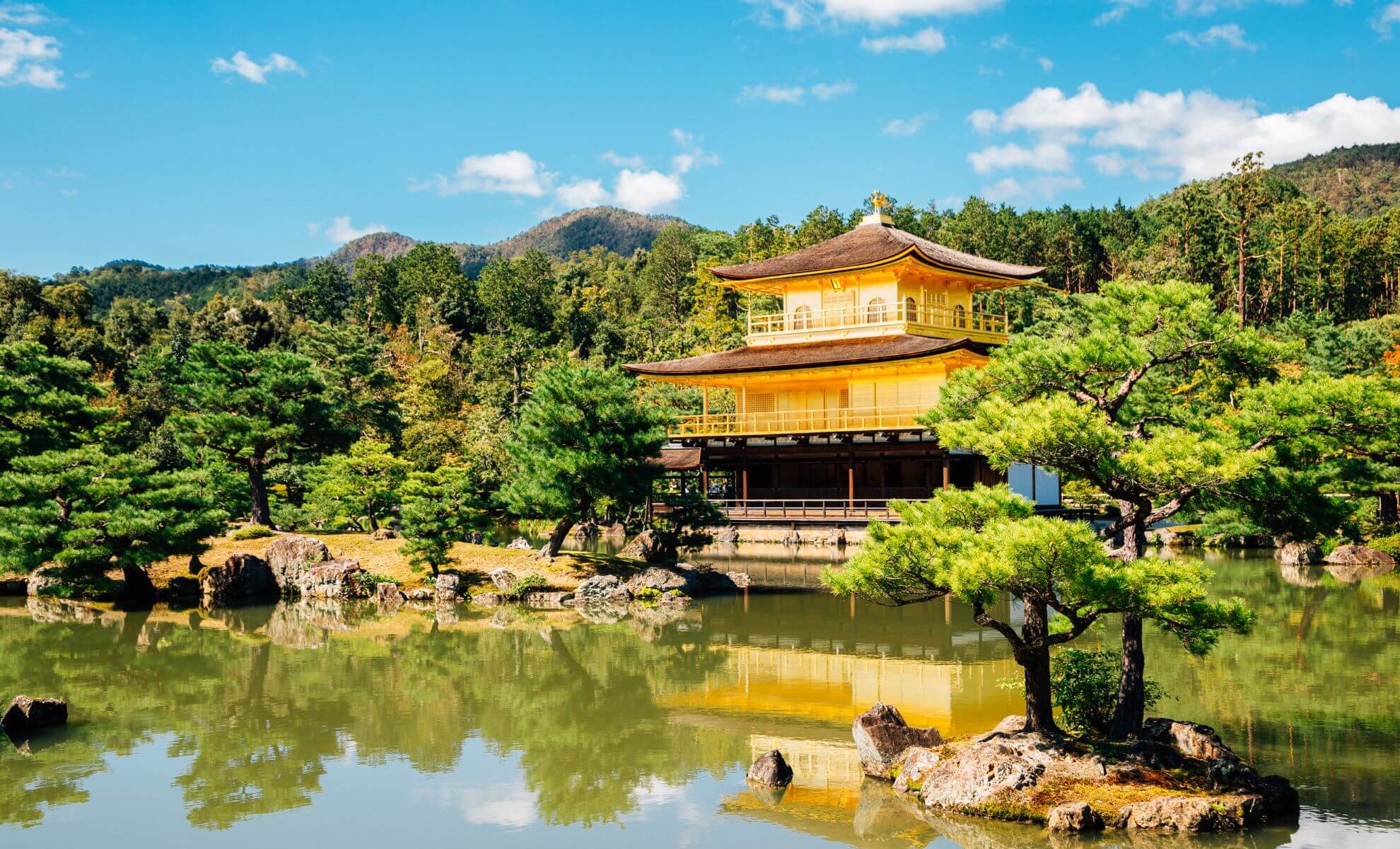 Le temple Kinkaku-ji, Kyoto, Japon