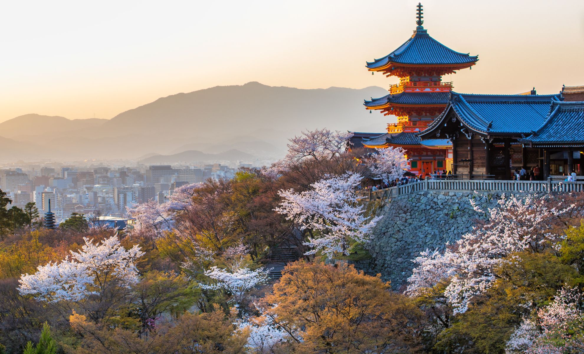 Le temple Kiyomizu-dera, Kyoto, Japon