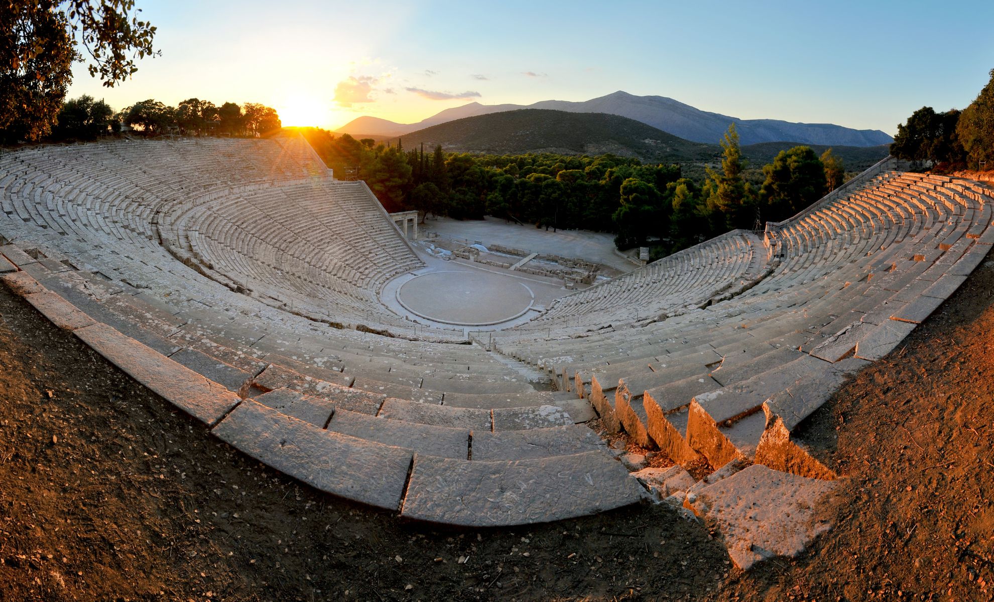 Le théâtre antique de Epidaure,Péloponnèse, Grèce