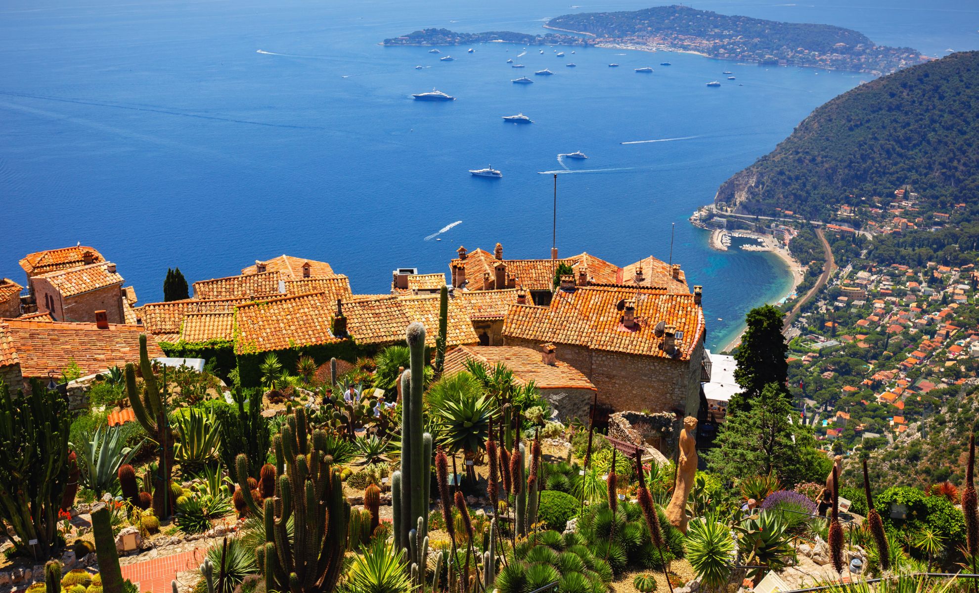 Le village Èze, la côte d'Azur, France