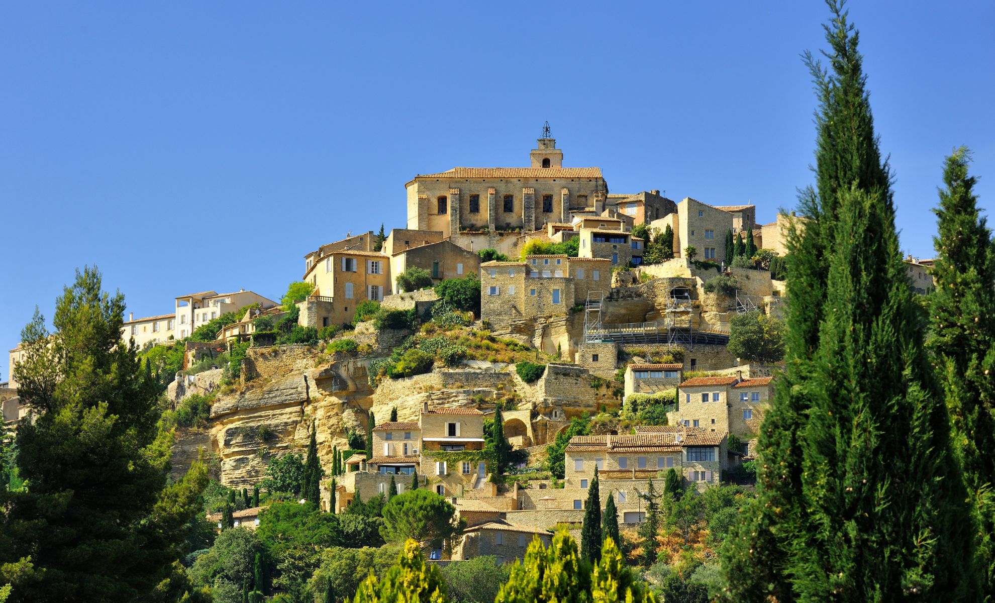 Le village de Gorde, Sud de la France