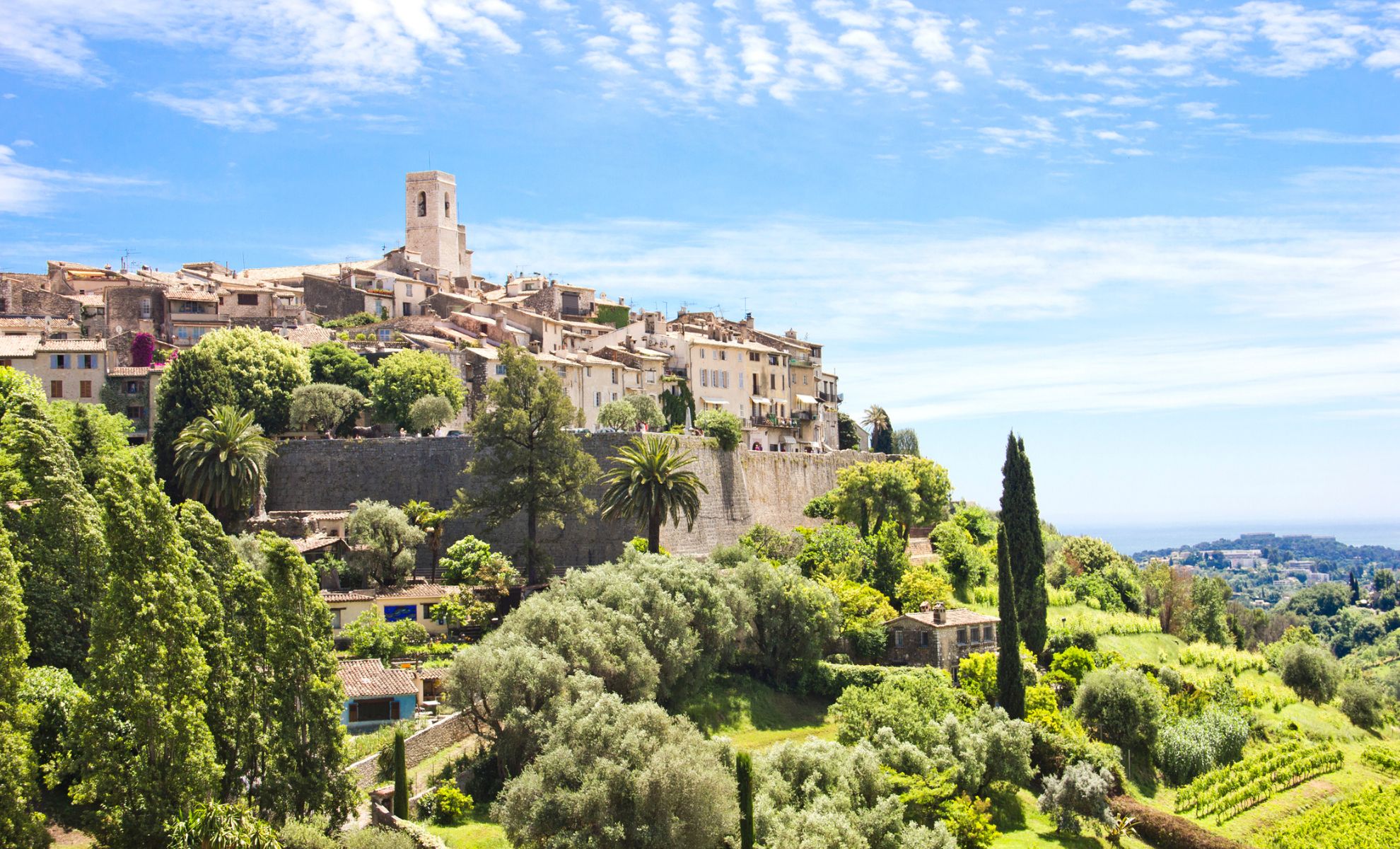 Le village de Saint-Paul-de-Vence, Sud de la France