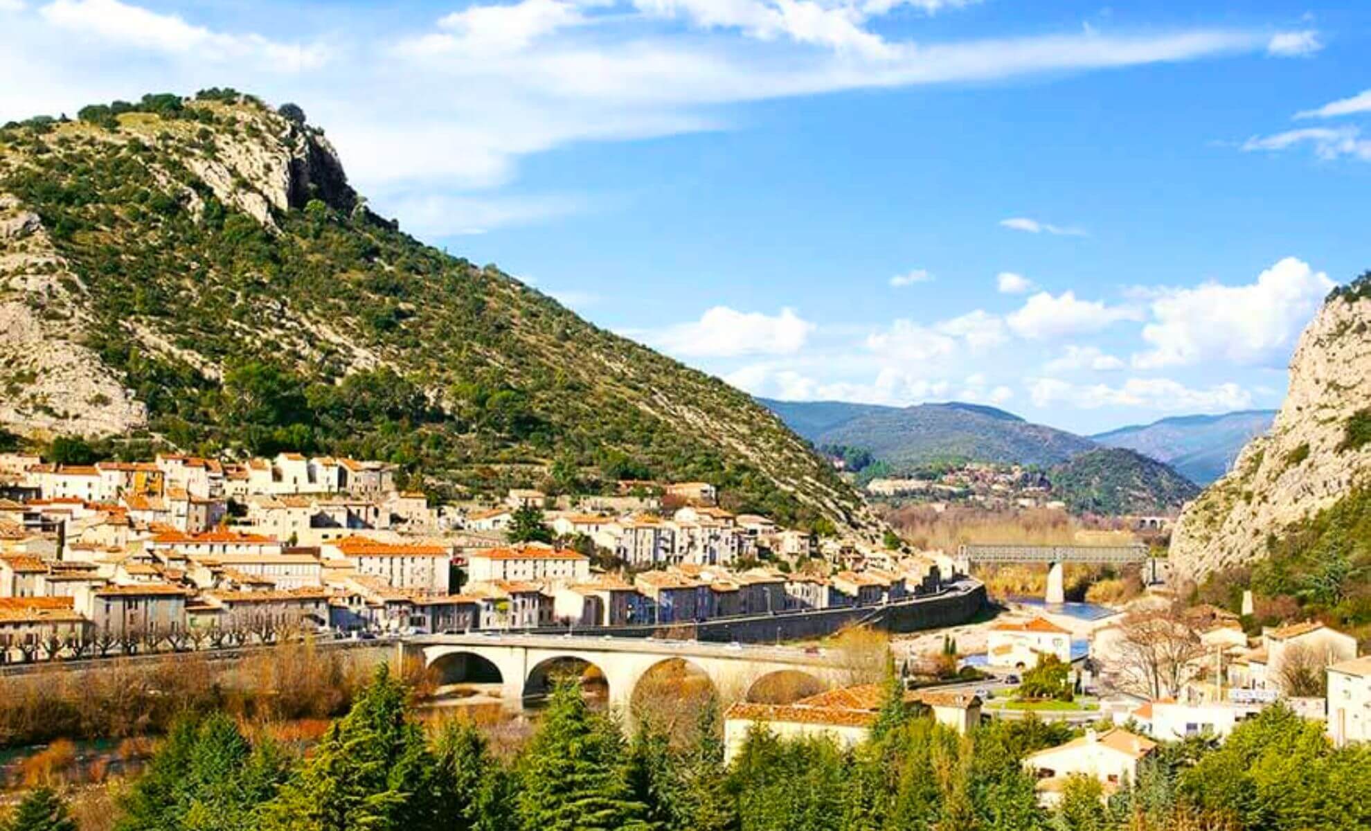 Le village de d’Anduze, France