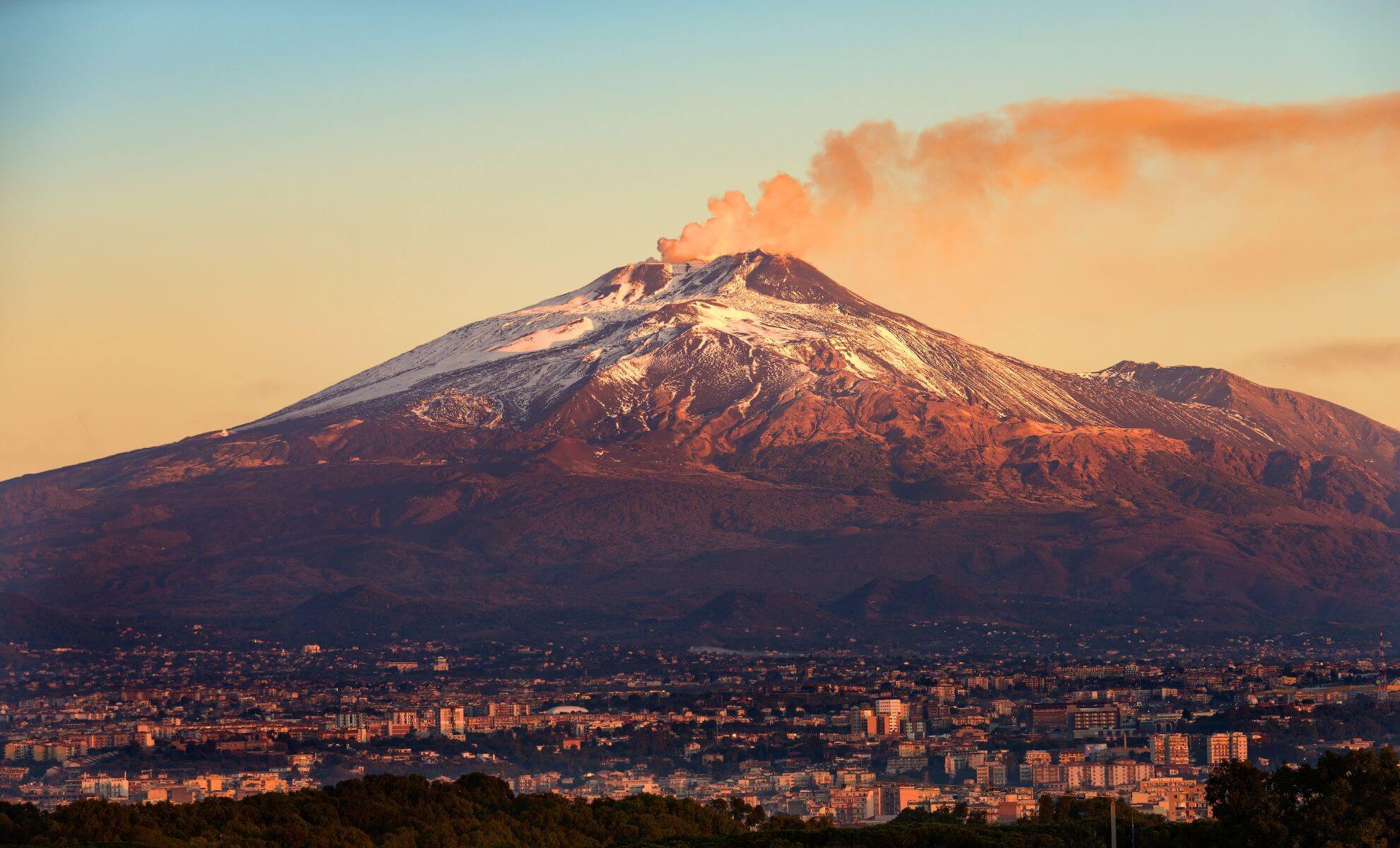 Le volcan Etna, Sicile, Italie