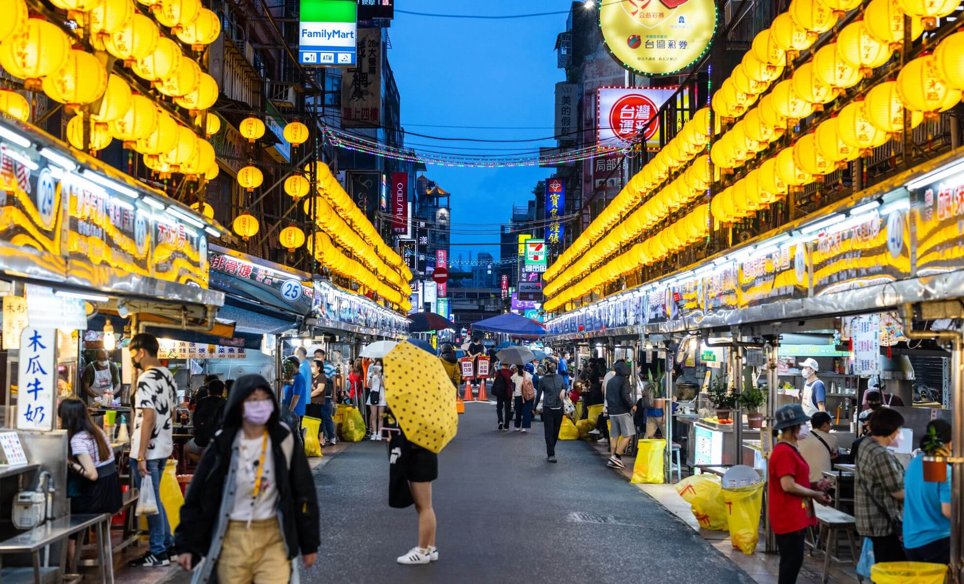 Les marchés nocturnes au Taïwan