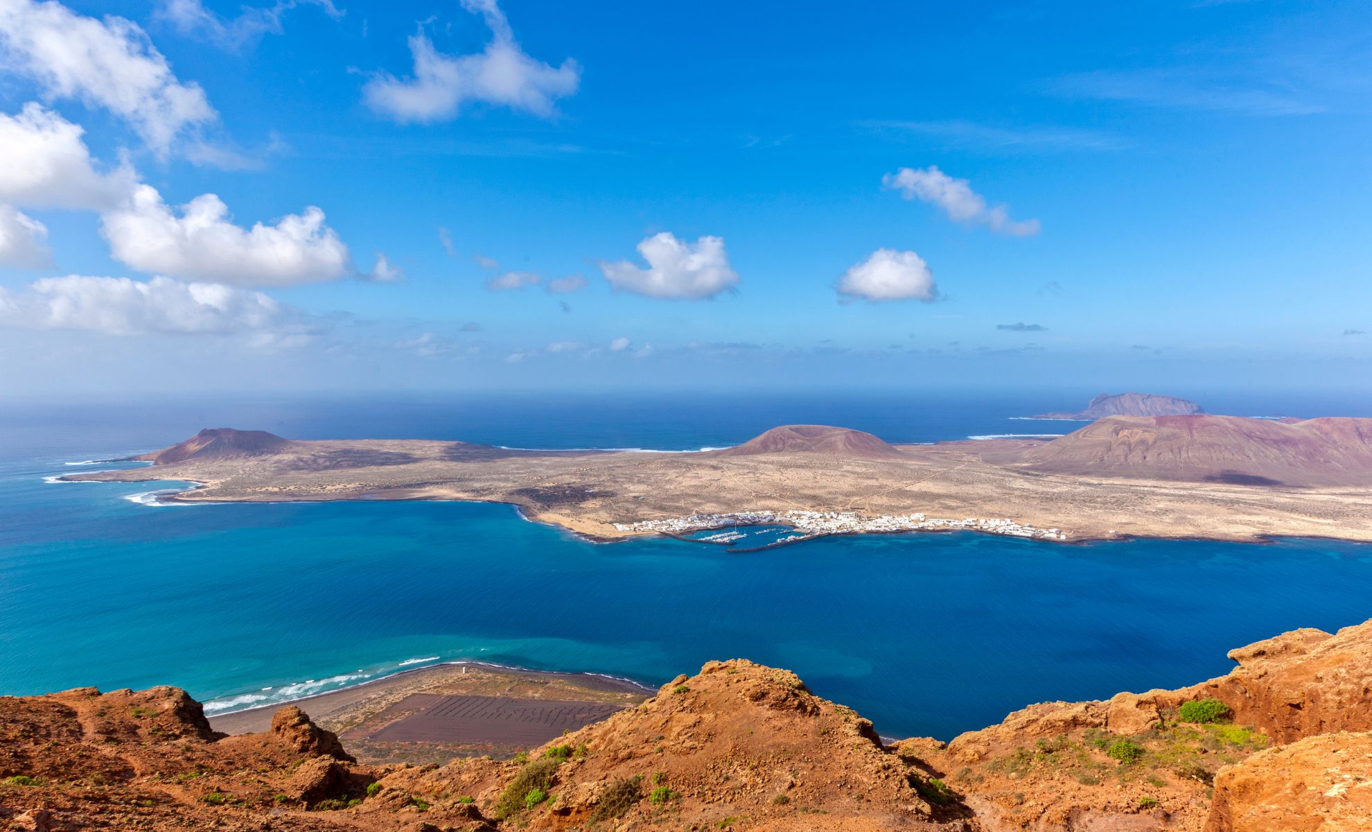 L’île de la Graciosa, Lanzarote, archipel des Canaries, Espagne