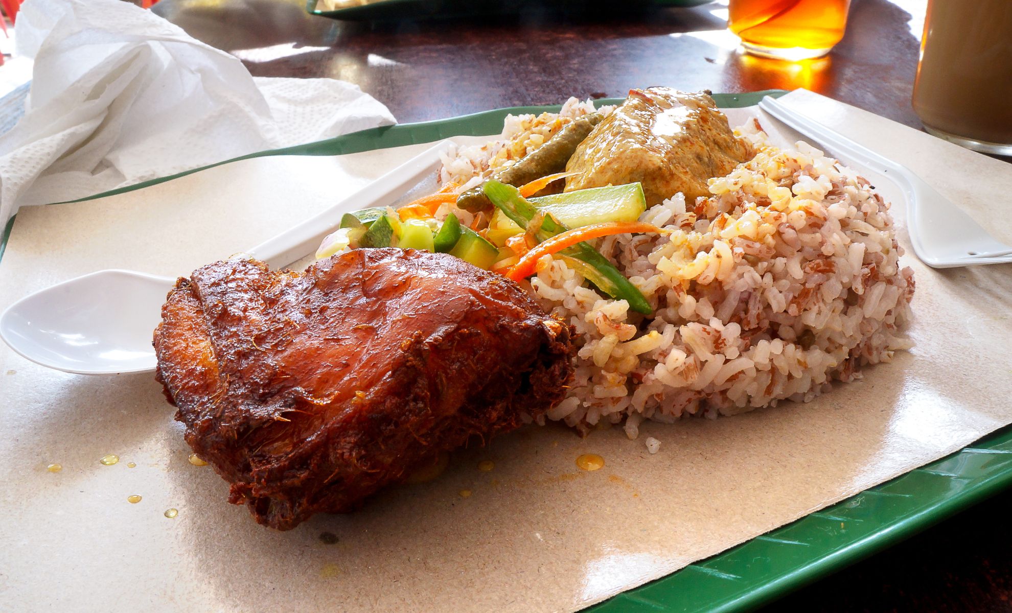 Nasi dagang plat de la cuisine malaisienne