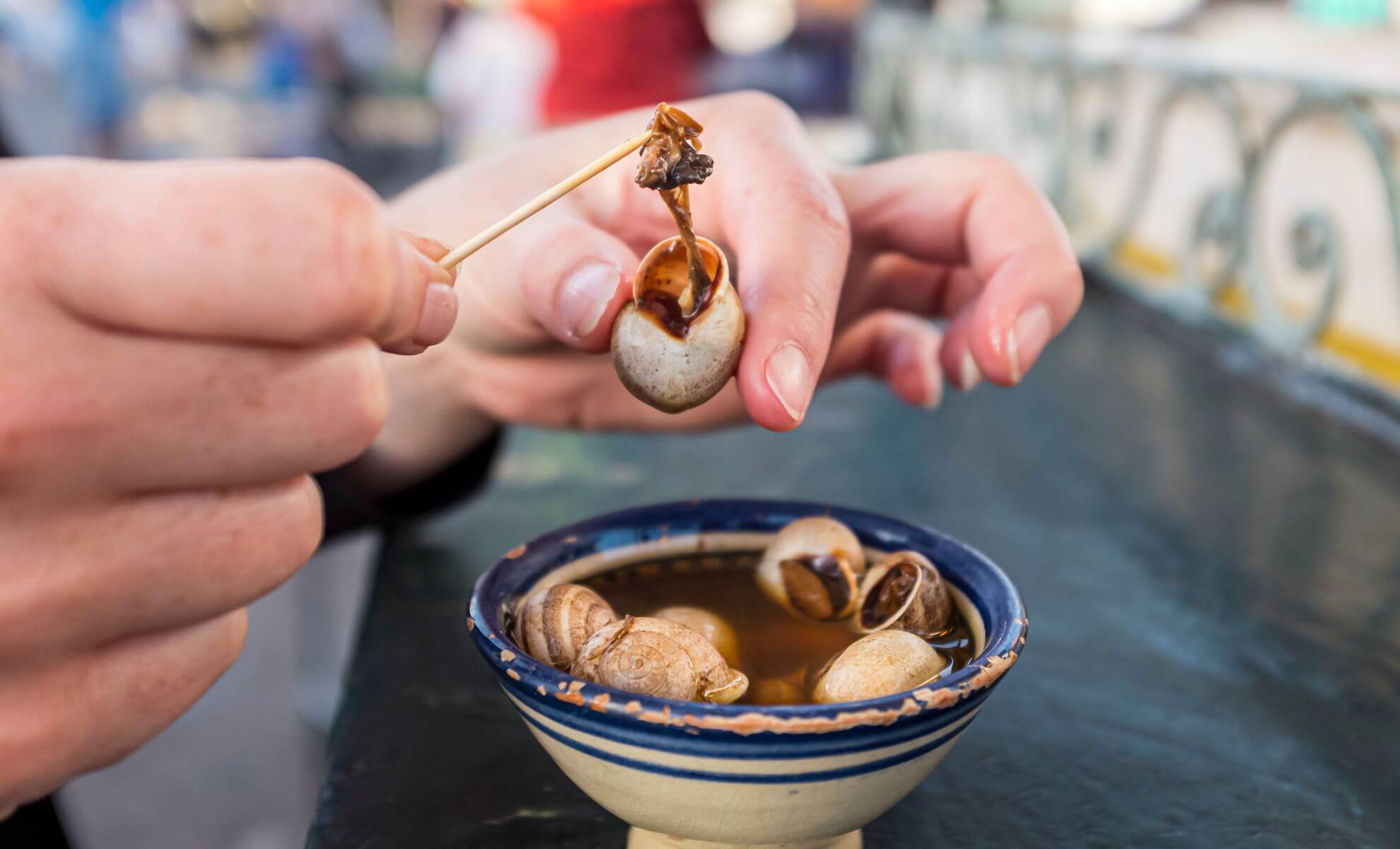 Tester les escargots pimentés du Maroc