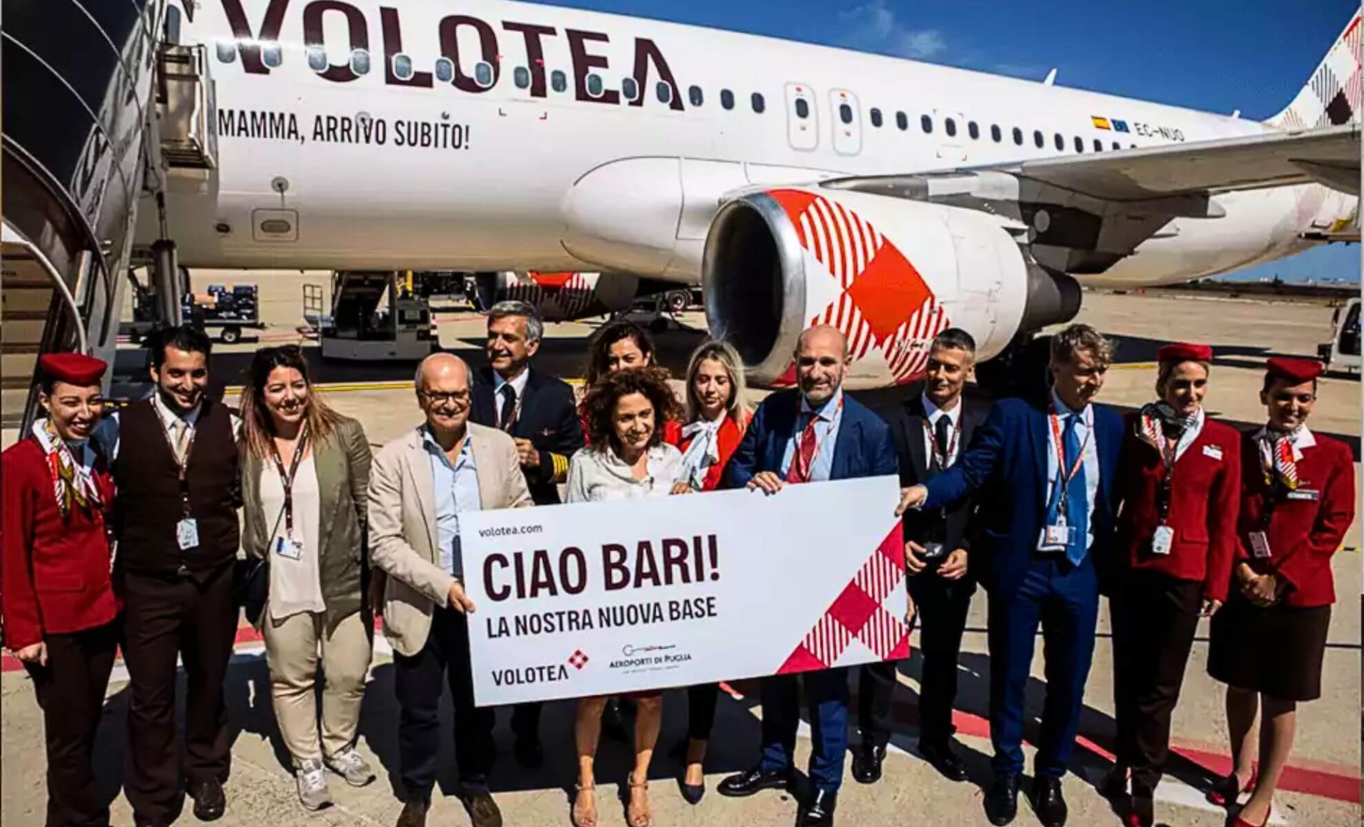 Une nouvelle ligne de la compagnie Volotea vers Bari en Italie à partir de Toulouse