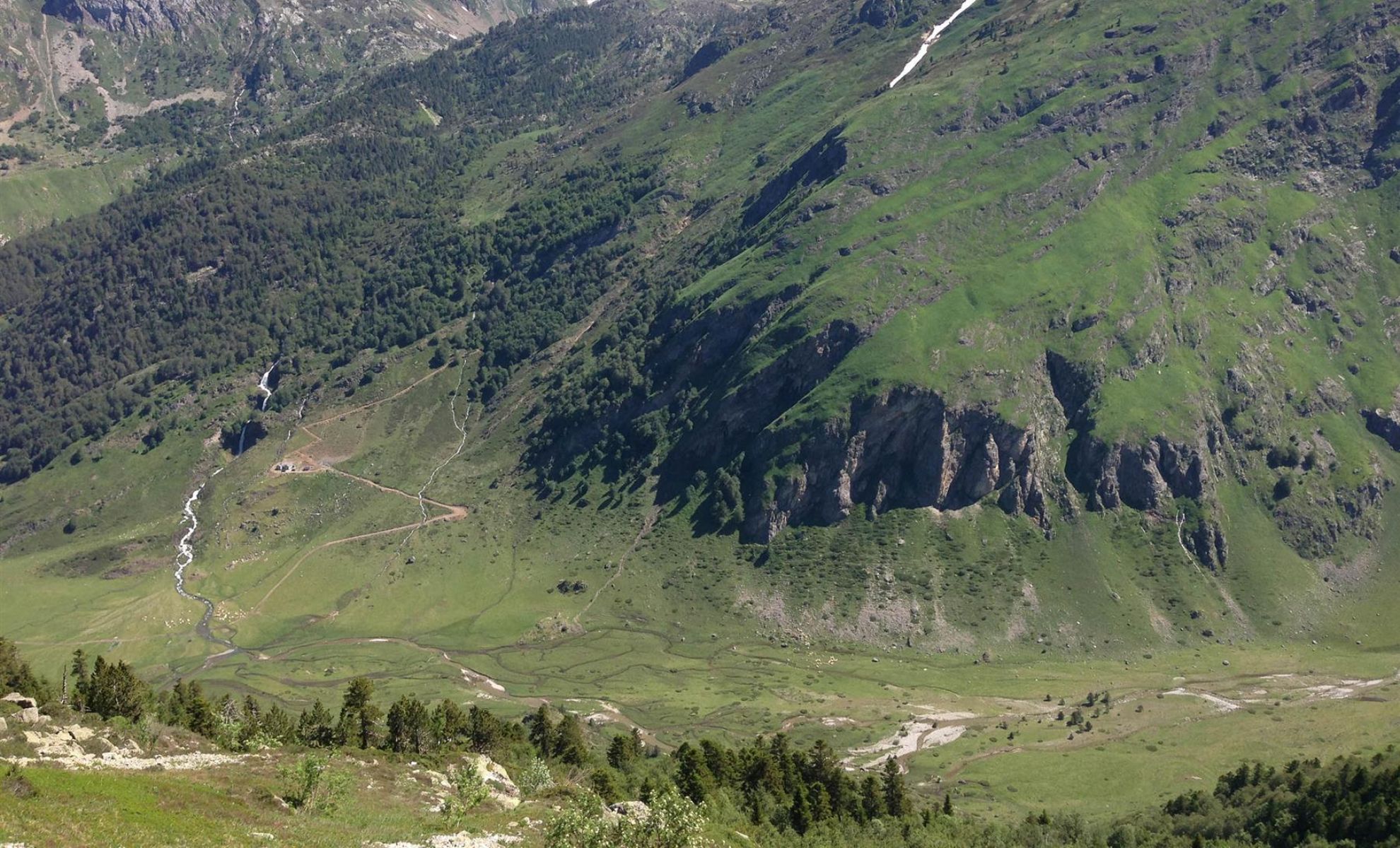 Vallée du Soussouéou à Arrens-Marsous, les Pyrénées , France