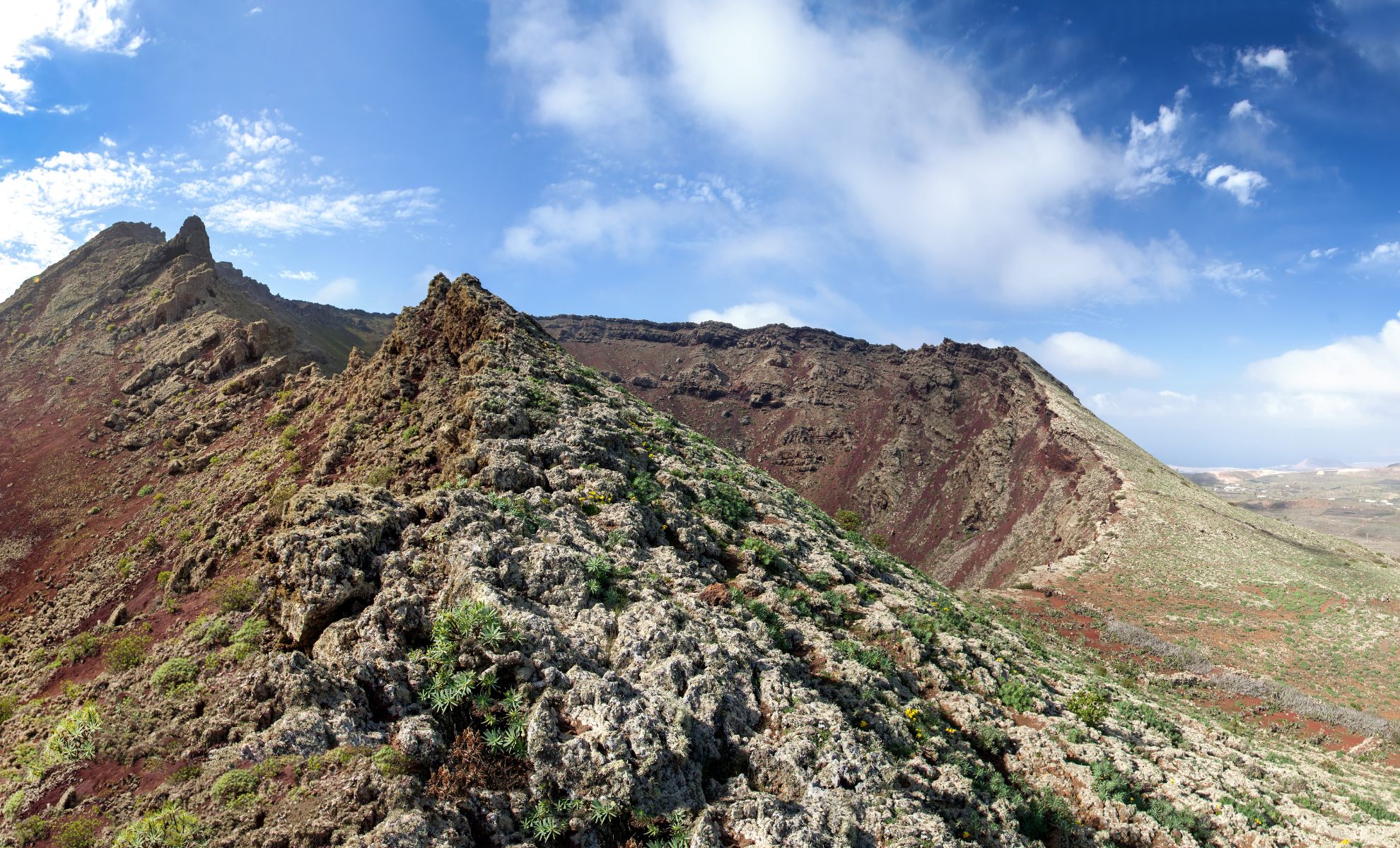 Volcan de la Corona, Lanzarote, archipel des Canaries, Espagne