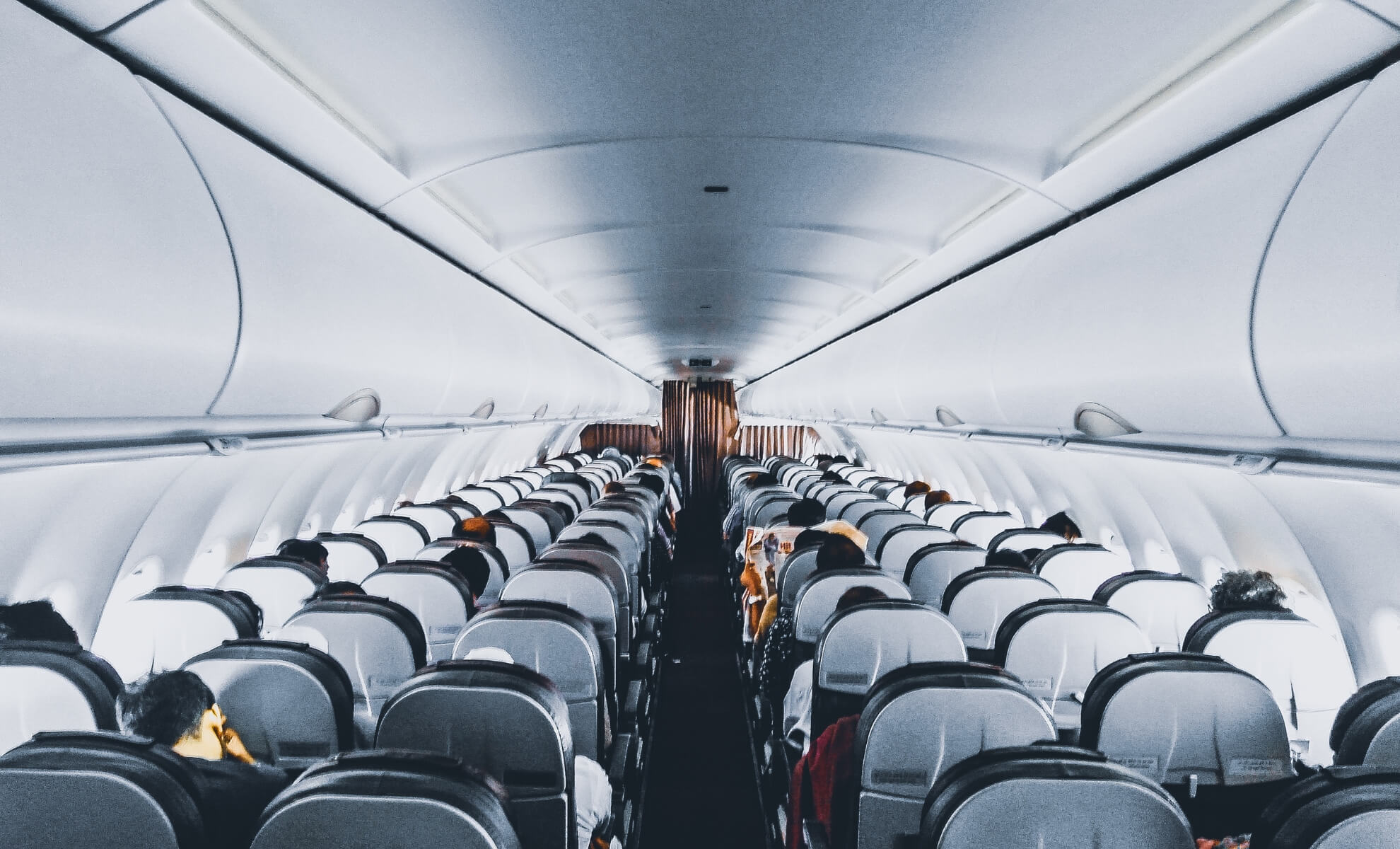 passagers d'un avion