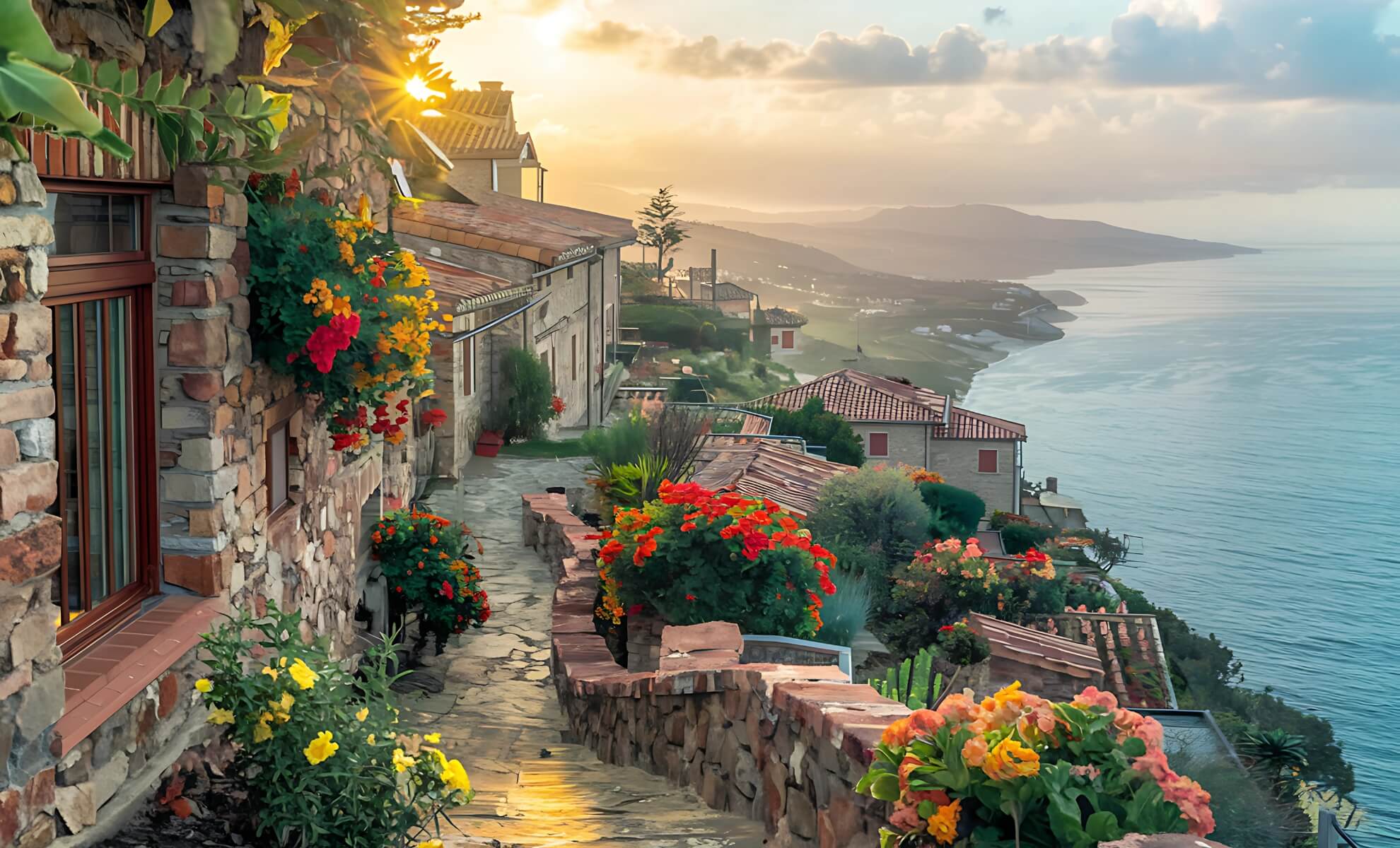Ce village est surnommé le balcon de la Côte d’Azur