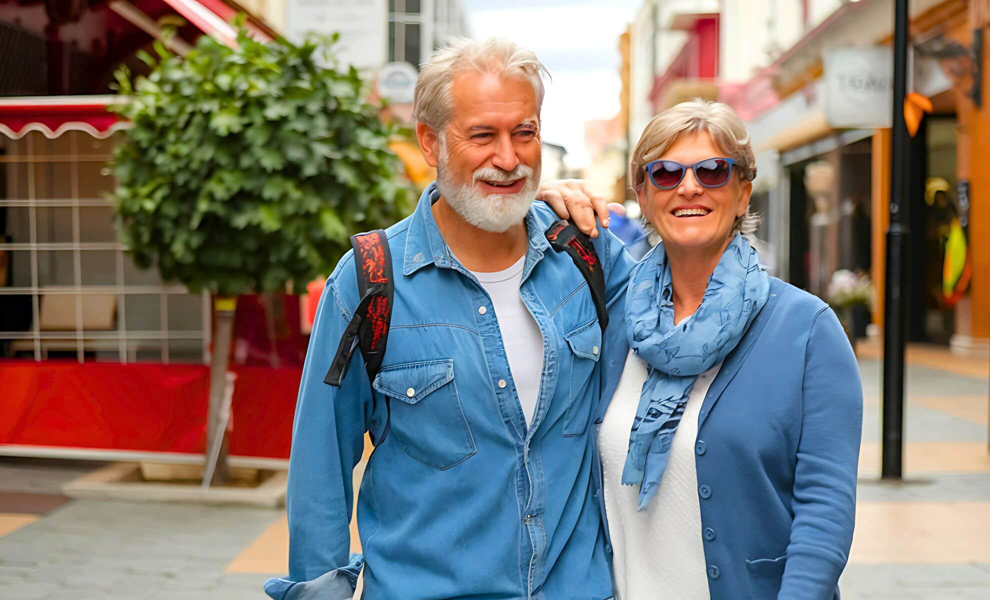 Couple de retraités en France