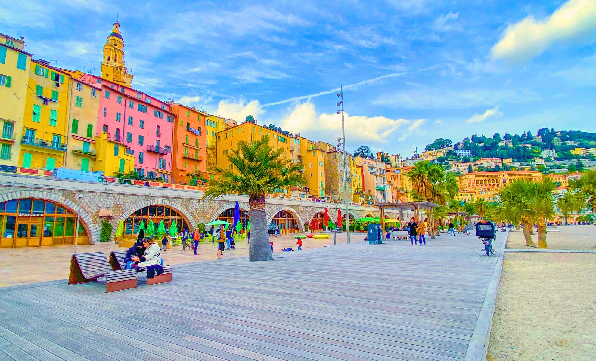 Commune de Menton sur la Côte d'Azur