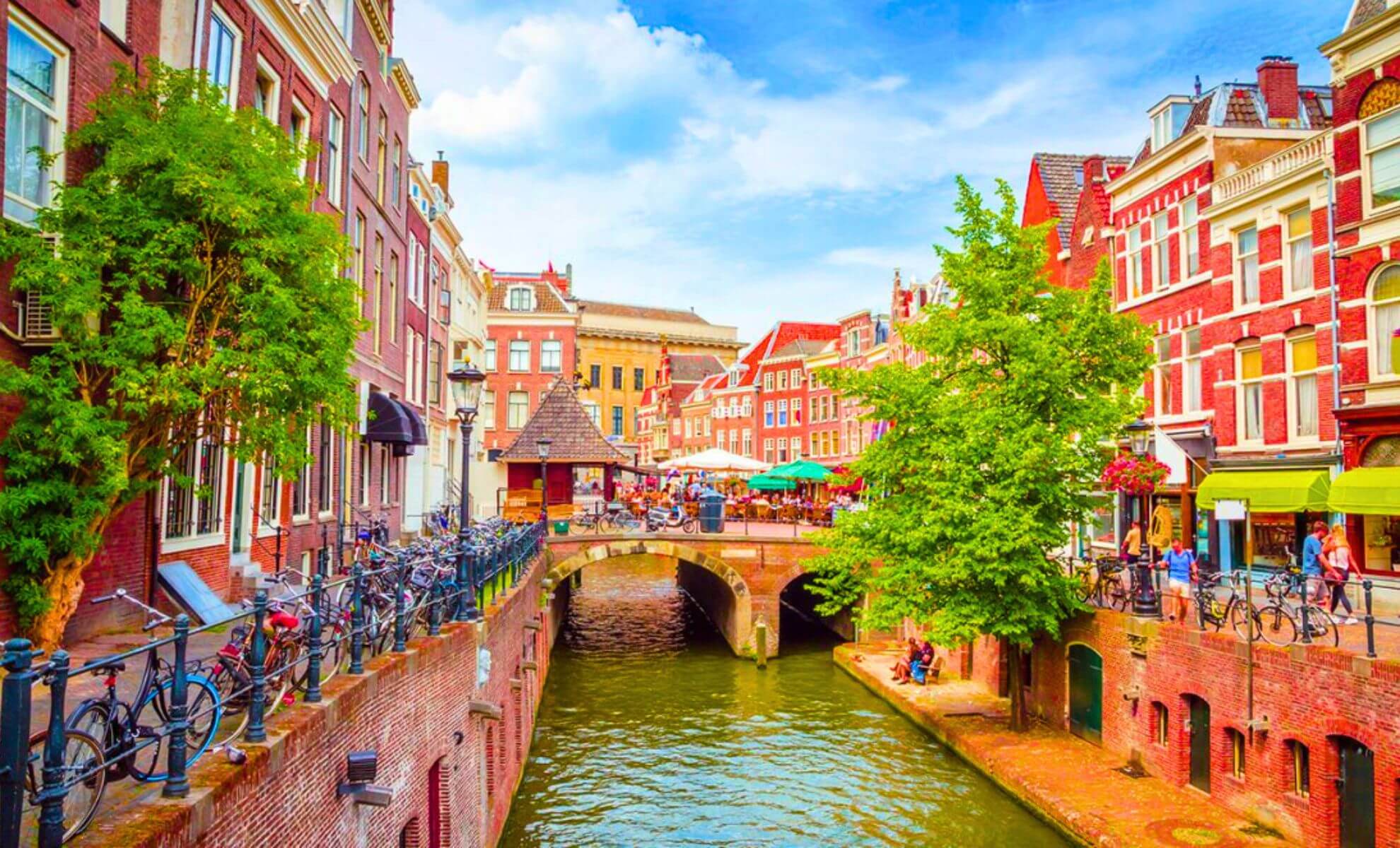 La ville d'Utrecht aux Pays-Bas