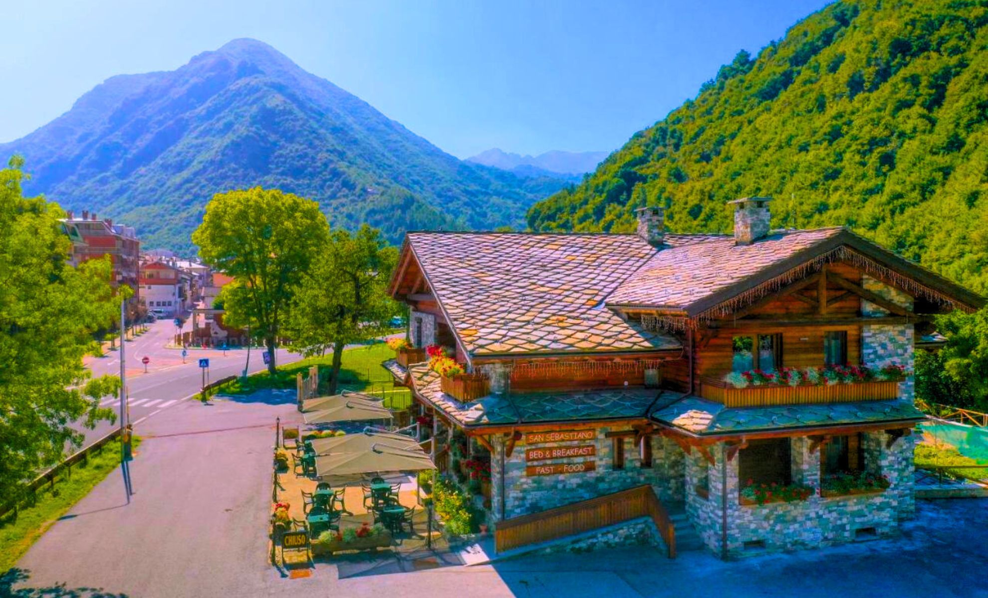 Village de Vernante en Italie