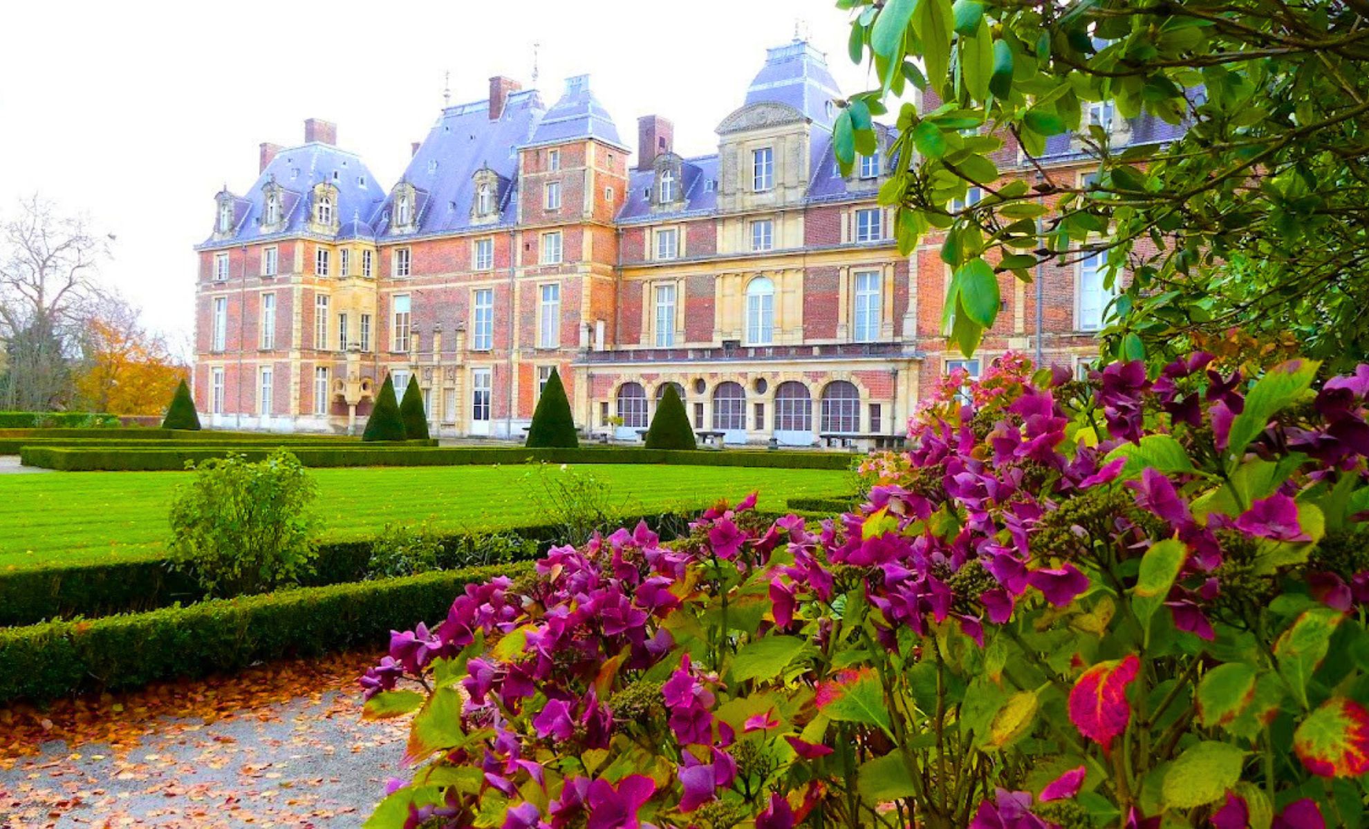 La ville d'Eu en Normandie