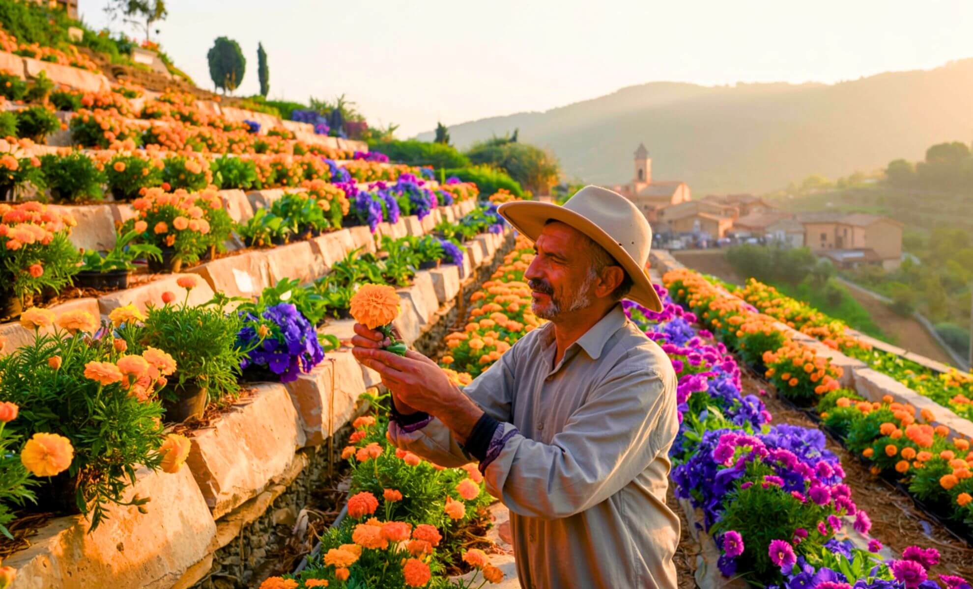 Le jardin suspendu du village de Sillans-la-Cascade