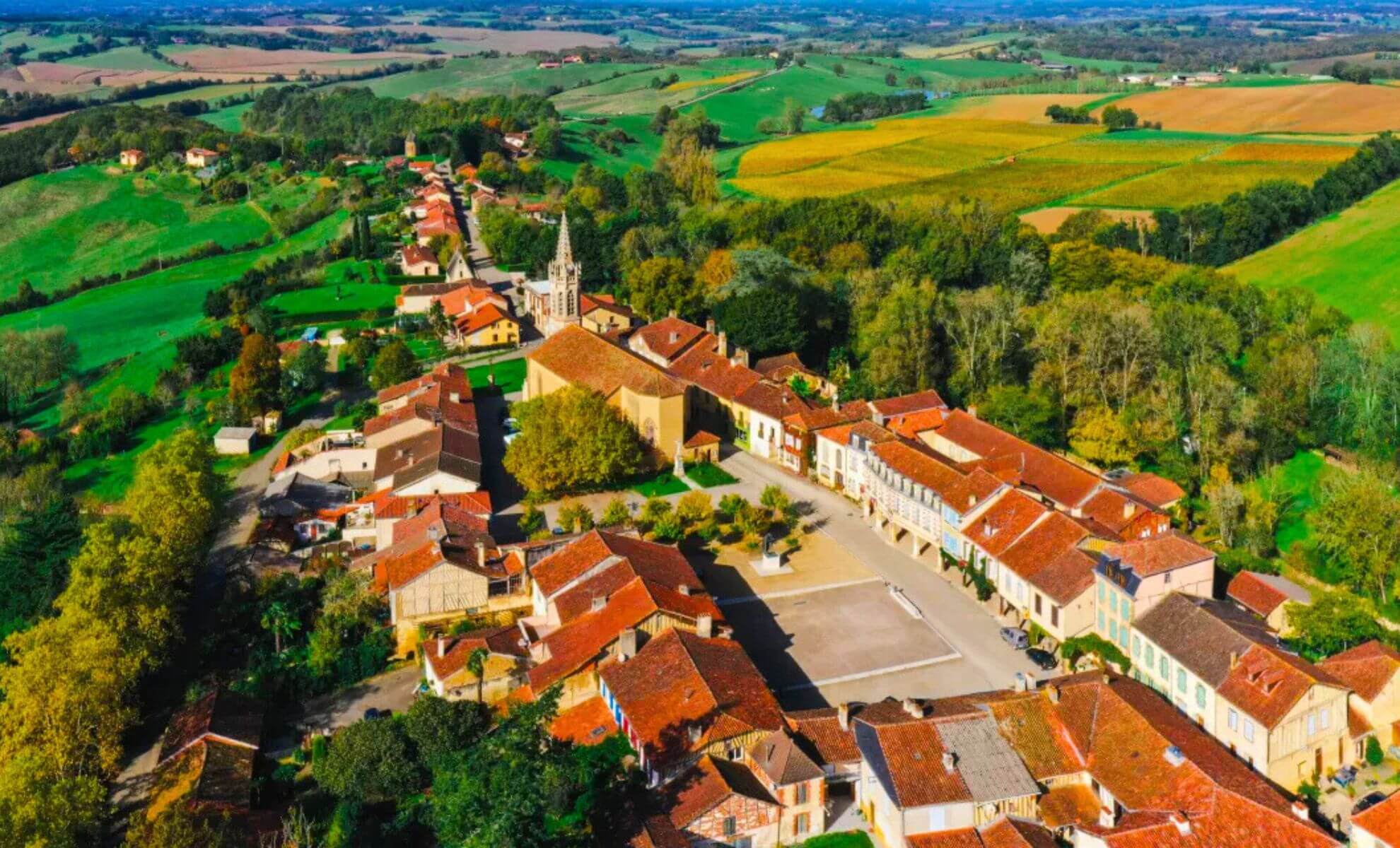 Le village de Lupiac