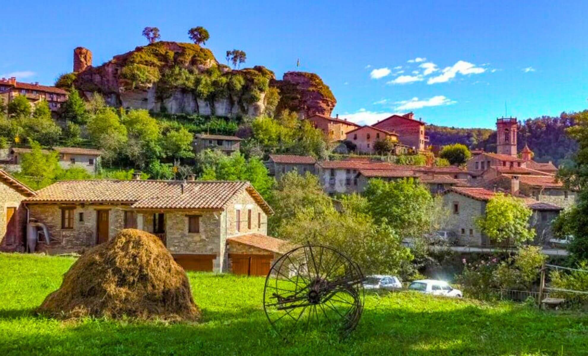 Le village de Rupit, près de Barcelone