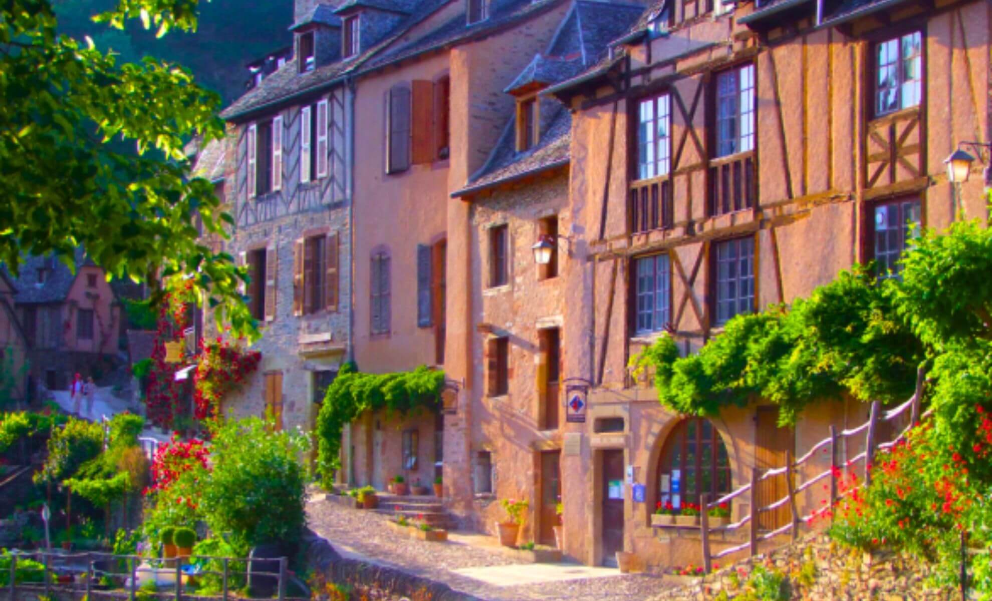 Le village médiéval de Conques
