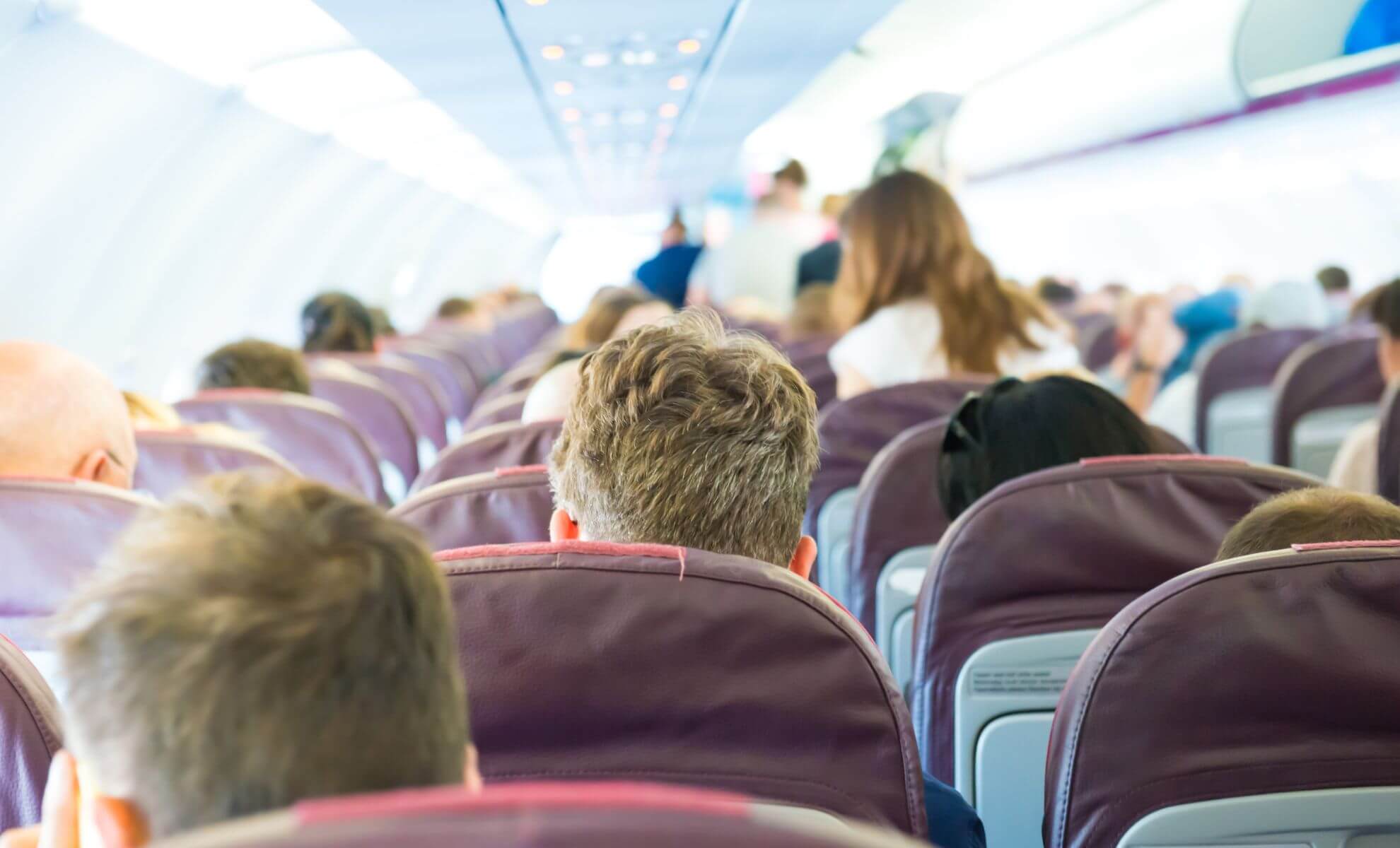 Passagers d'un avion