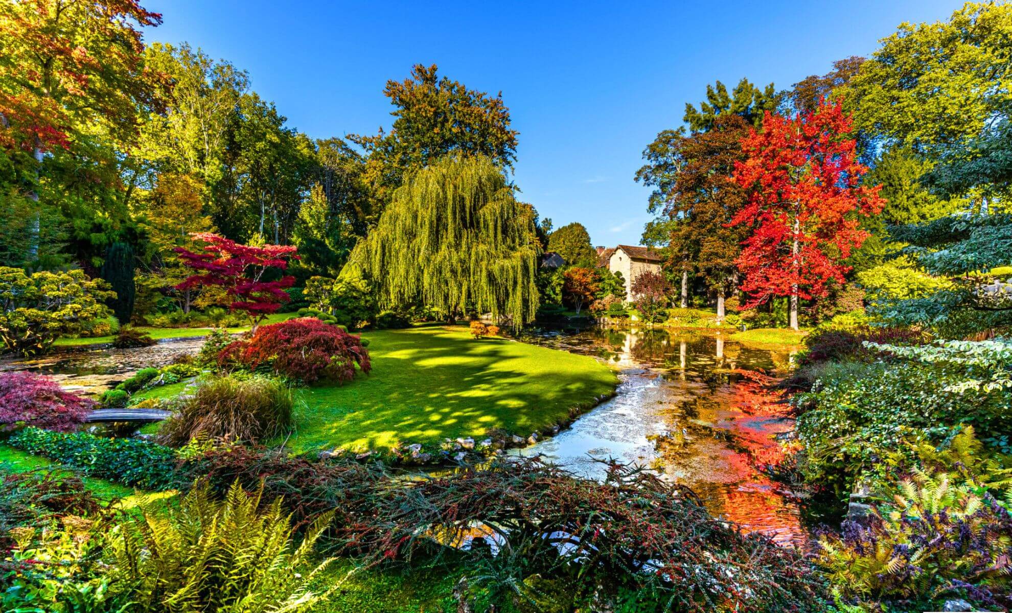L'un des jardins fleuris de France