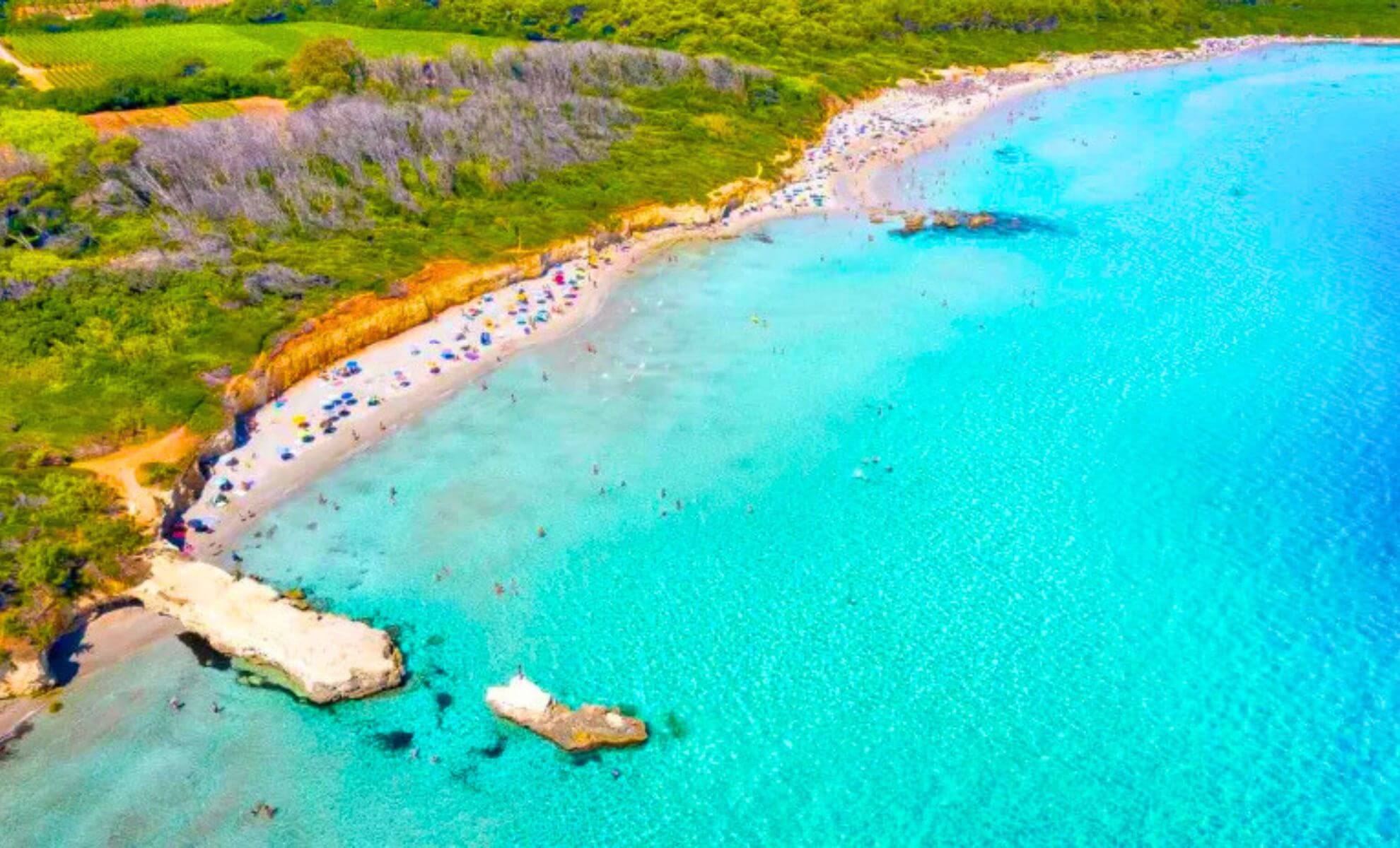 La plage Baia dei Turchi