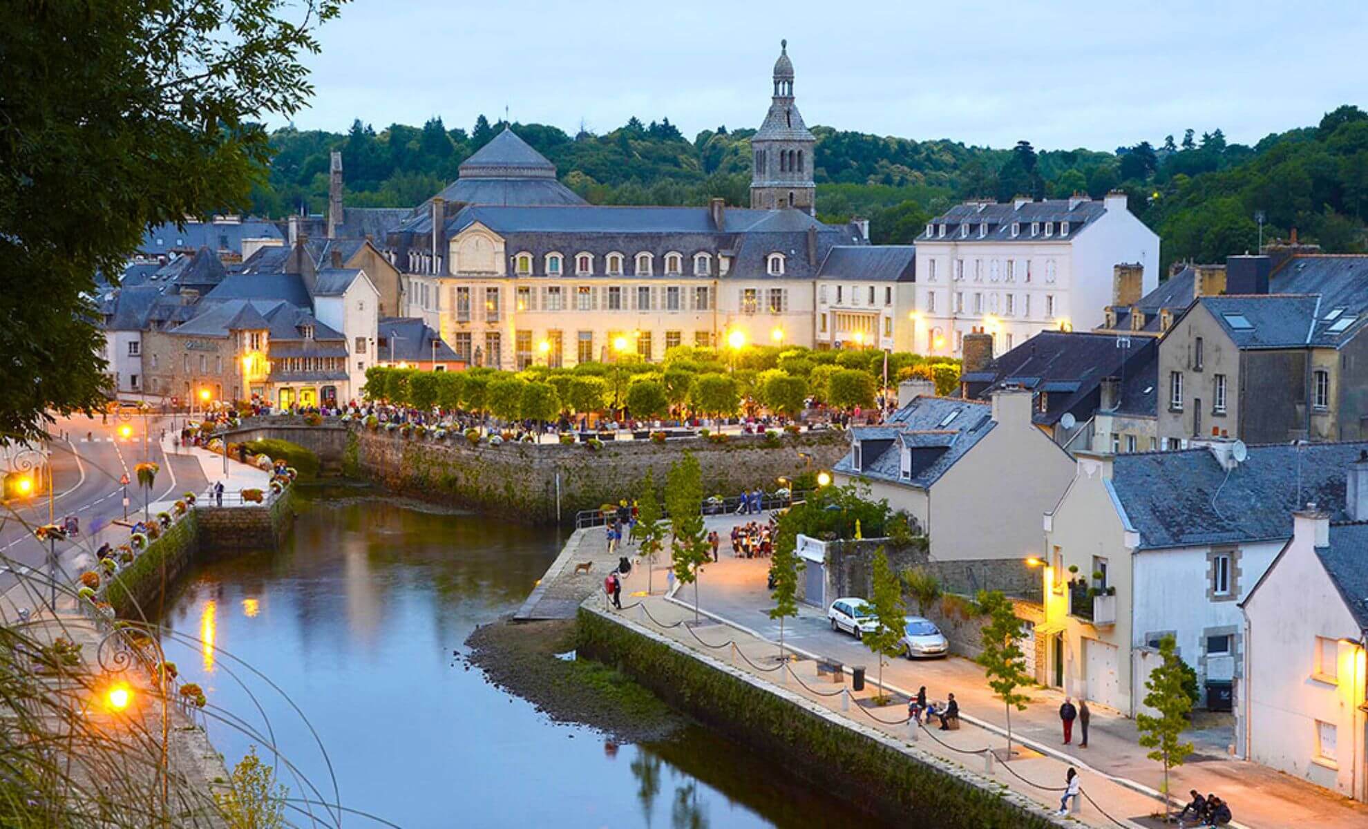 La ville de Quimperlé, refuge des retraités