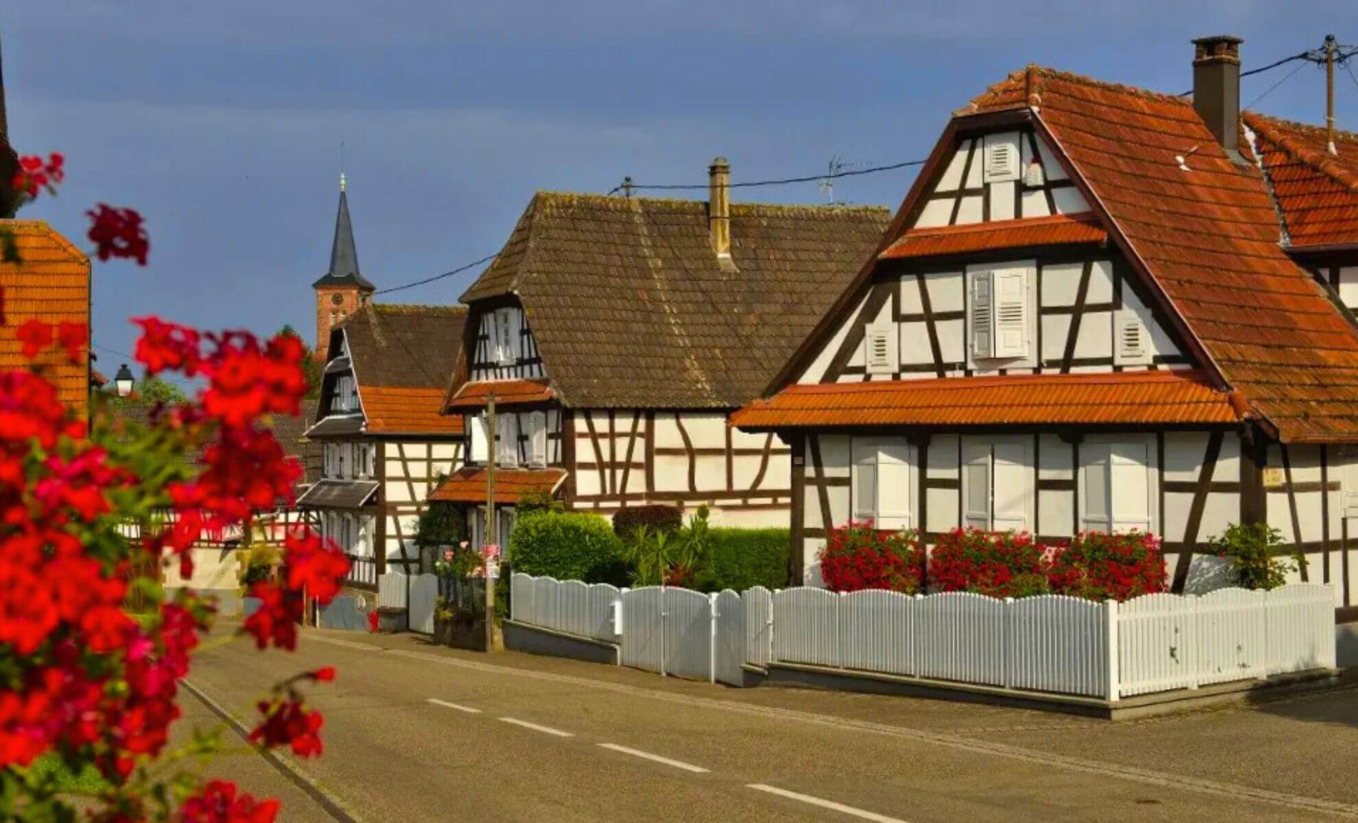 Le village de Hunspach en Alsace